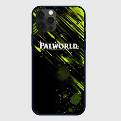 Чехол для iPhone 12 Pro Palworld logo black green, цвет: 3D-черный