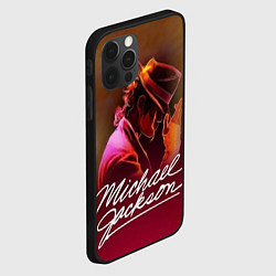 Чехол для iPhone 12 Pro Michael Jackson нарисованный кистью, цвет: 3D-черный — фото 2