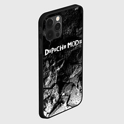 Чехол для iPhone 12 Pro Depeche Mode black graphite, цвет: 3D-черный — фото 2