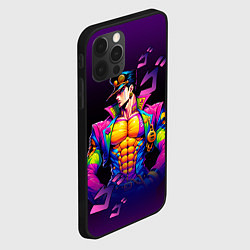 Чехол для iPhone 12 Pro Джо Джо - персонаж, цвет: 3D-черный — фото 2