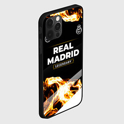 Чехол для iPhone 12 Pro Real Madrid legendary sport fire, цвет: 3D-черный — фото 2