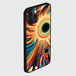 Чехол для iPhone 12 Pro Space abstraction - ai art, цвет: 3D-черный — фото 2