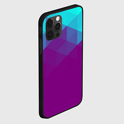 Чехол для iPhone 12 Pro Geometry polygonal psy, цвет: 3D-черный — фото 2