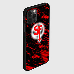 Чехол для iPhone 12 Pro Sally face красные искры, цвет: 3D-черный — фото 2