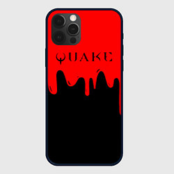 Чехол для iPhone 12 Pro Quake краски текстура шутер, цвет: 3D-черный