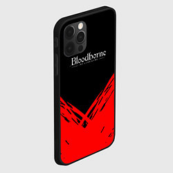 Чехол для iPhone 12 Pro Bloodborne souls краски, цвет: 3D-черный — фото 2