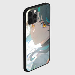 Чехол для iPhone 12 Pro Genshin Impact Xiao Adept smile, цвет: 3D-черный — фото 2