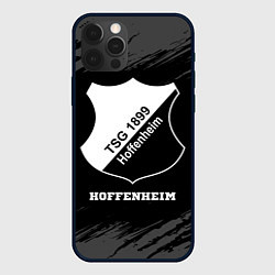 Чехол для iPhone 12 Pro Hoffenheim sport на темном фоне, цвет: 3D-черный