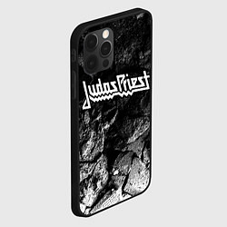 Чехол для iPhone 12 Pro Judas Priest black graphite, цвет: 3D-черный — фото 2