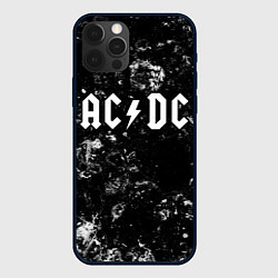 Чехол для iPhone 12 Pro AC DC black ice, цвет: 3D-черный