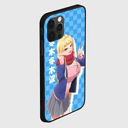 Чехол для iPhone 12 Pro Dosanko Gyaru Is Mega Cute - Fuyuki Minami, цвет: 3D-черный — фото 2