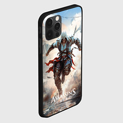 Чехол для iPhone 12 Pro Assassins creed паркур, цвет: 3D-черный — фото 2