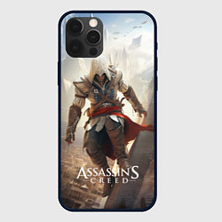 Чехол для iPhone 12 Pro Assassins creed старинный город, цвет: 3D-черный