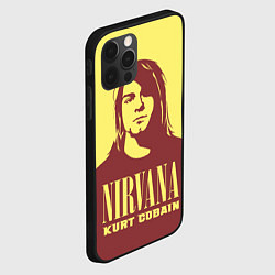 Чехол для iPhone 12 Pro Kurt Cobain Nirvana, цвет: 3D-черный — фото 2