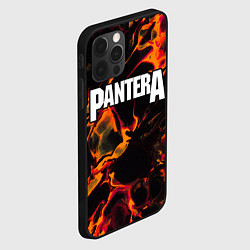 Чехол для iPhone 12 Pro Pantera red lava, цвет: 3D-черный — фото 2