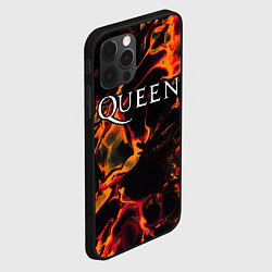 Чехол для iPhone 12 Pro Queen red lava, цвет: 3D-черный — фото 2