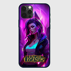 Чехол для iPhone 12 Pro League of Legends Kaisa Kda style, цвет: 3D-черный