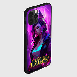 Чехол для iPhone 12 Pro League of Legends Kaisa Kda style, цвет: 3D-черный — фото 2