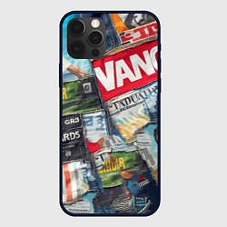 Чехол для iPhone 12 Pro Vanguard collage - ai art patchwork, цвет: 3D-черный