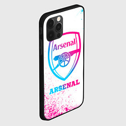 Чехол для iPhone 12 Pro Arsenal neon gradient style, цвет: 3D-черный — фото 2