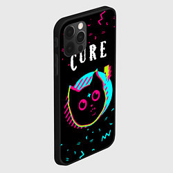 Чехол для iPhone 12 Pro The Cure - rock star cat, цвет: 3D-черный — фото 2