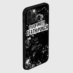 Чехол для iPhone 12 Pro Five Finger Death Punch black ice, цвет: 3D-черный — фото 2