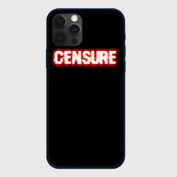 Чехол для iPhone 12 Pro Цензура в артефактах, цвет: 3D-черный