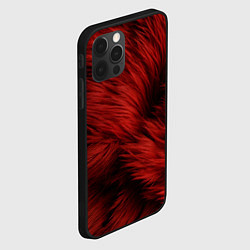 Чехол для iPhone 12 Pro Красная шерсть, цвет: 3D-черный — фото 2