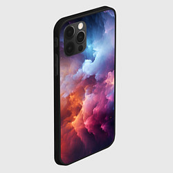 Чехол для iPhone 12 Pro Облачный космос, цвет: 3D-черный — фото 2