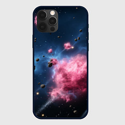 Чехол для iPhone 12 Pro Абстрактные вселенная космос, цвет: 3D-черный