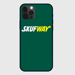 Чехол для iPhone 12 Pro Skuf - way, цвет: 3D-черный