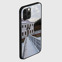 Чехол для iPhone 12 Pro Петергоф дворец Марли, цвет: 3D-черный — фото 2