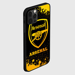 Чехол для iPhone 12 Pro Arsenal - gold gradient, цвет: 3D-черный — фото 2