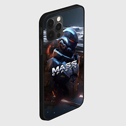 Чехол для iPhone 12 Pro Mass Effect game space, цвет: 3D-черный — фото 2