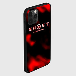 Чехол для iPhone 12 Pro Ghost of Tsushima огненный стиль, цвет: 3D-черный — фото 2