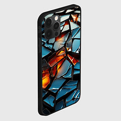 Чехол для iPhone 12 Pro Объемные стекляшки, цвет: 3D-черный — фото 2