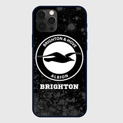 Чехол для iPhone 12 Pro Brighton sport на темном фоне, цвет: 3D-черный