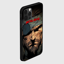 Чехол для iPhone 12 Pro Веном Снейк Metal gear game, цвет: 3D-черный — фото 2