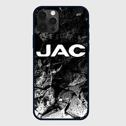 Чехол для iPhone 12 Pro JAC black graphite, цвет: 3D-черный