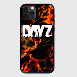 Чехол для iPhone 12 Pro DayZ red lava, цвет: 3D-черный