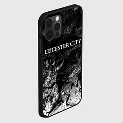 Чехол для iPhone 12 Pro Leicester City black graphite, цвет: 3D-черный — фото 2