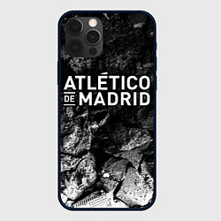 Чехол iPhone 12 Pro Atletico Madrid black graphite