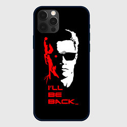 Чехол для iPhone 12 Pro Ill be back, цвет: 3D-черный