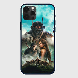 Чехол для iPhone 12 Pro Постер планета обезьян, цвет: 3D-черный