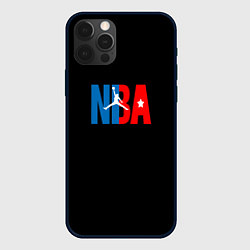 Чехол для iPhone 12 Pro NBA sport, цвет: 3D-черный
