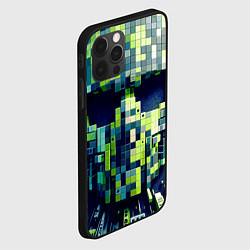 Чехол для iPhone 12 Pro Cyber face - ai art fantasy, цвет: 3D-черный — фото 2