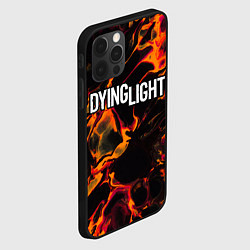 Чехол для iPhone 12 Pro Dying Light red lava, цвет: 3D-черный — фото 2