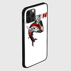 Чехол для iPhone 12 Pro Ducati Panigale V4 shark, цвет: 3D-черный — фото 2