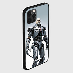 Чехол для iPhone 12 Pro Cyber Lenin - ai art, цвет: 3D-черный — фото 2