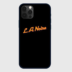 Чехол для iPhone 12 Pro L A Noire, цвет: 3D-черный